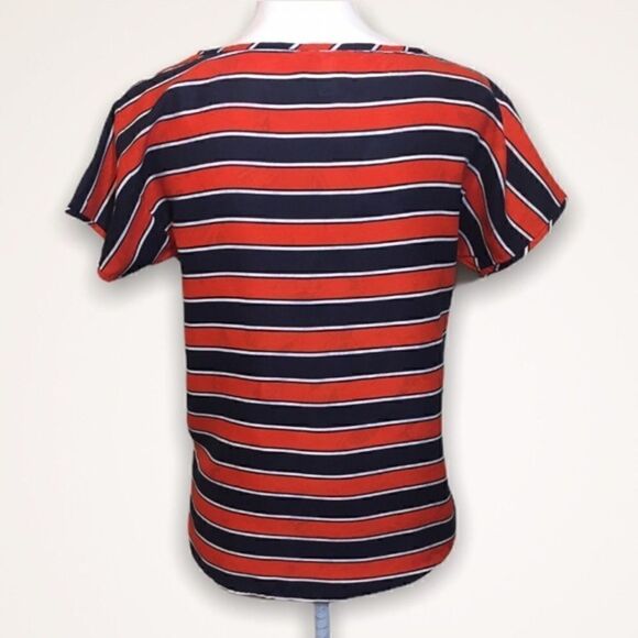 J. Crew Striped Silk Blouse - Picture 4 of 7